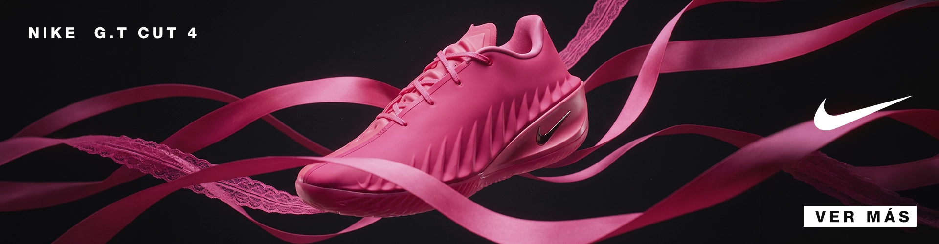 Zapatillas Nike G.T. Cut 4 rosas para básquet | Basket Capital