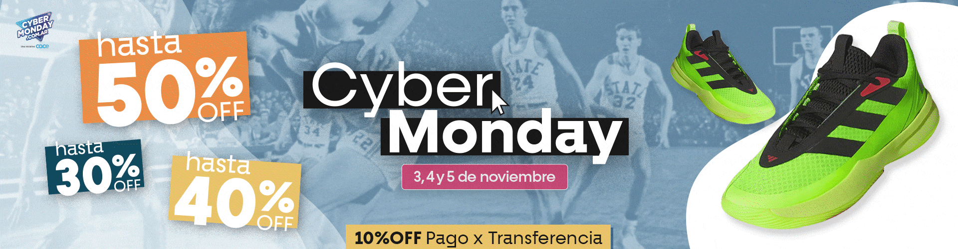 Las Mejores Marcas de Básquet con 50% de Descuento. ¡Solo Cyber!